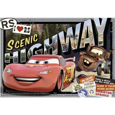Ravensburger Wd Cars Puzzle 24x2 Parça (1)