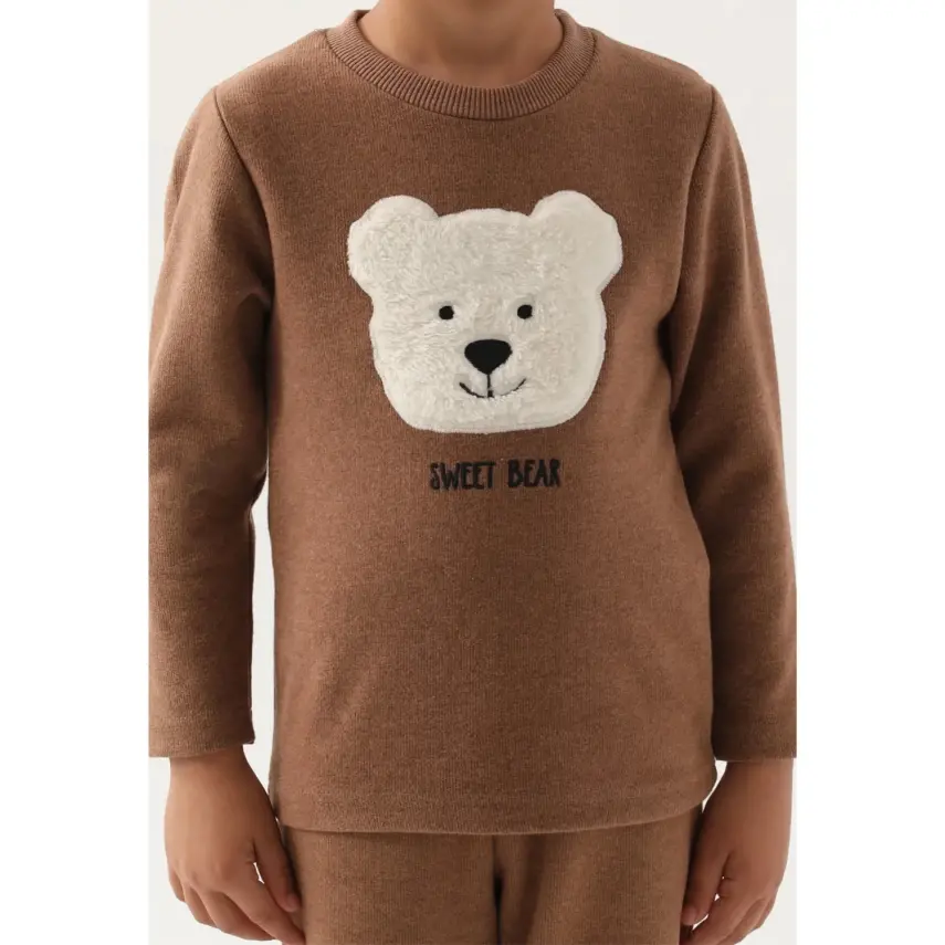 RolyPoly Erkek Çocuk Eşofman Takımı Hardal - 4