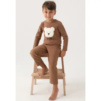 RolyPoly Erkek Çocuk Eşofman Takımı Hardal - 1