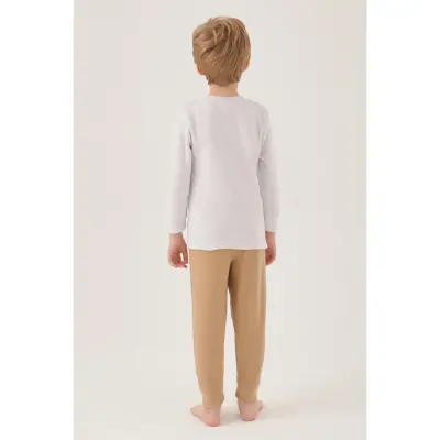 RolyPoly Erkek Çocuk Pijama Takımı Vizon - 15