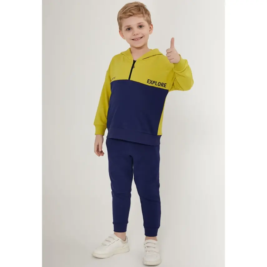 RolyPoly Erkek Eşofman Takımı Fıstık - 4