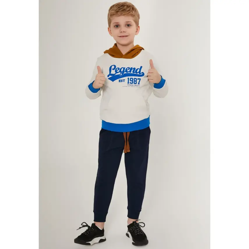 RolyPoly Erkek Eşofman Takımı Taş - 5