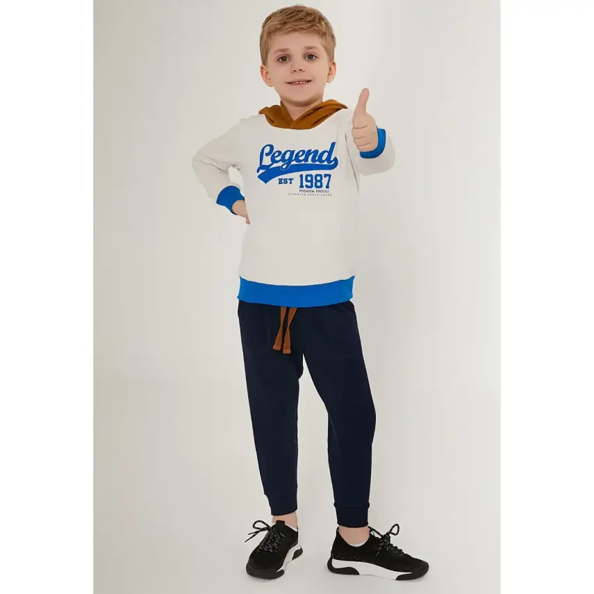 RolyPoly Erkek Eşofman Takımı Taş - 7