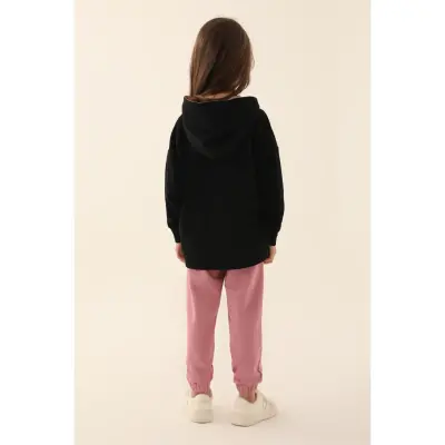 RolyPoly Kız Çocuk Eşofman Takımı Siyah - 5