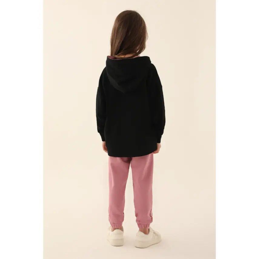 RolyPoly Kız Çocuk Eşofman Takımı Siyah - 5