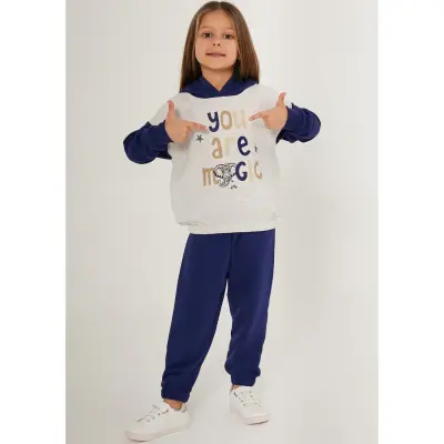 RolyPoly Kız Eşofman Takımı Bej Melanj - 4