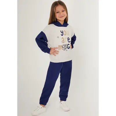 RolyPoly Kız Eşofman Takımı Bej Melanj - 9