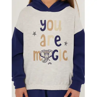 RolyPoly Kız Eşofman Takımı Bej Melanj - 10