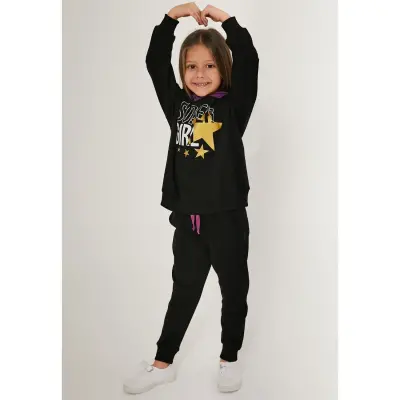 RolyPoly Kız Eşofman Takımı Siyah - 8