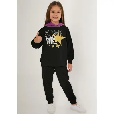 RolyPoly Kız Eşofman Takımı Siyah - 22