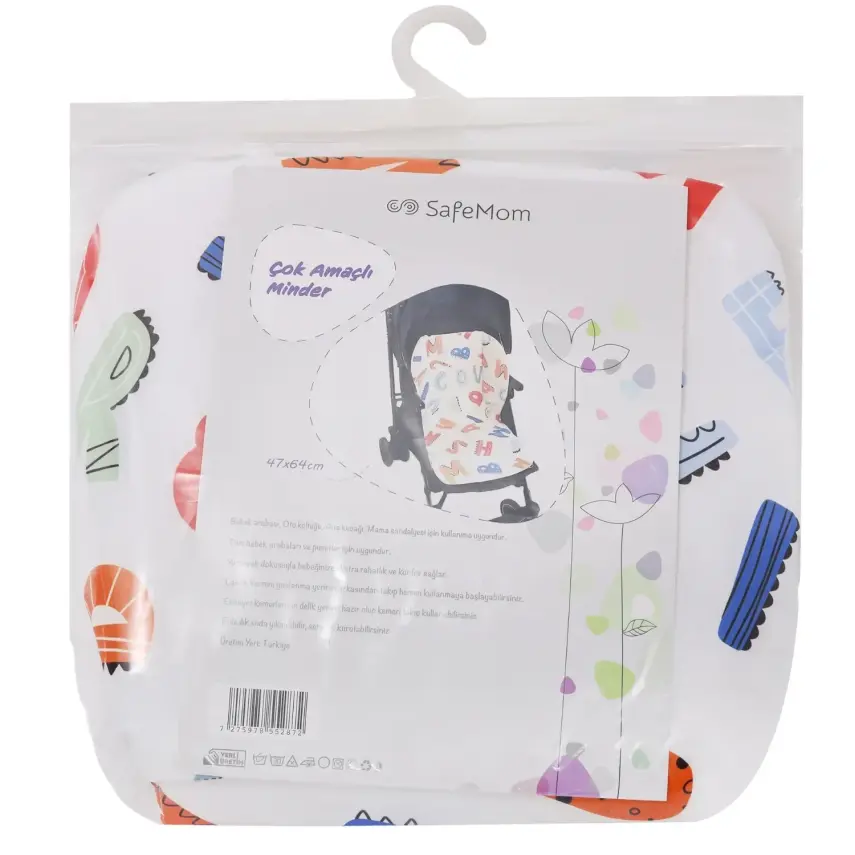 Safemom 4 in 1 Çok Amaçlı Minder Harfler - 5