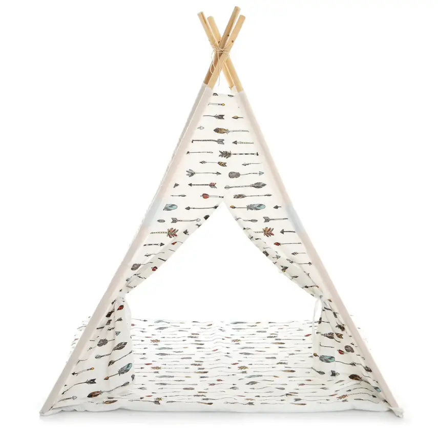 Safemom Ahşap Kızılderili Oyun Çadırı Arrow - 10