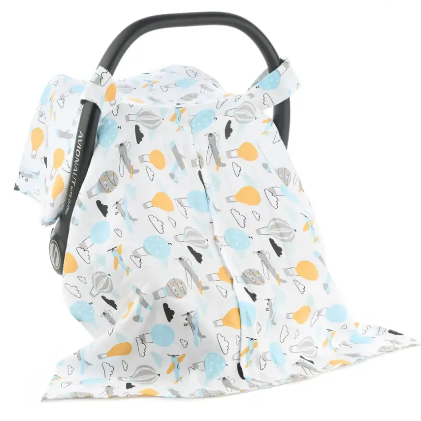 SafeMom Müslin Ana Kucağı Örtüsü Plane - 1