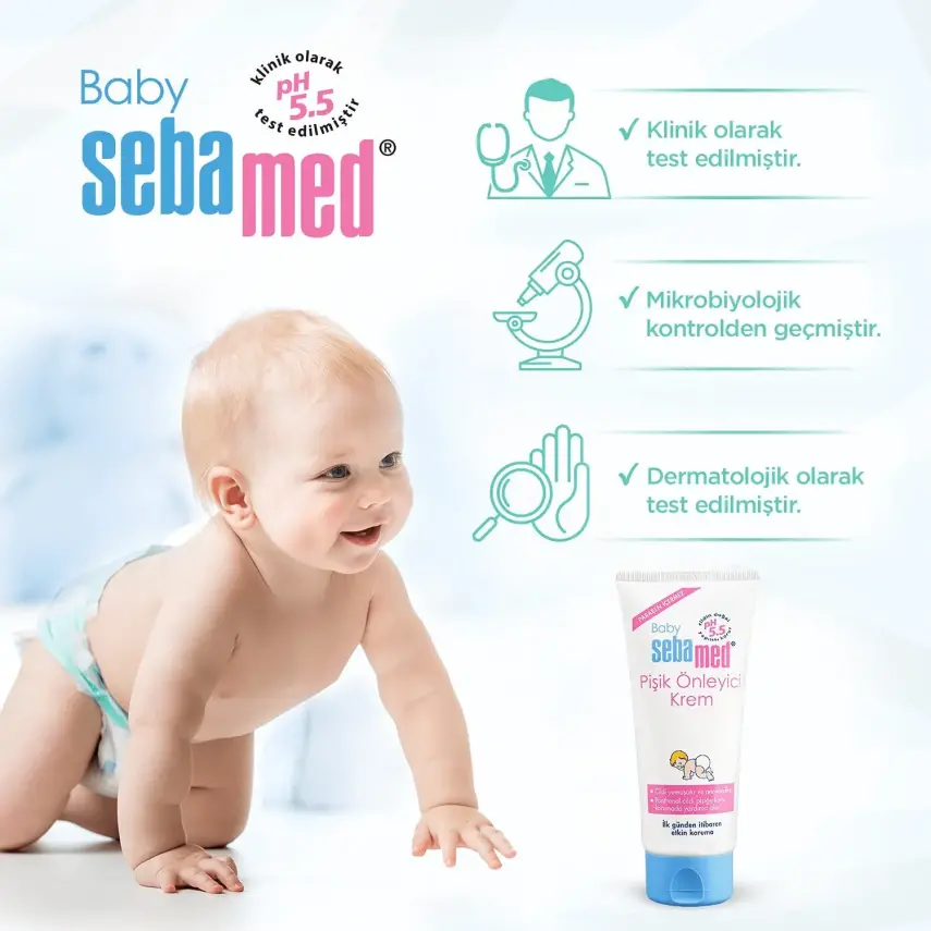 Sebamed Bebek Pişik Kremi 100 ml x2 - 8