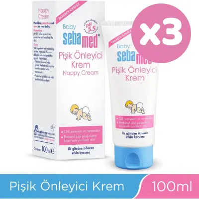 Sebamed Bebek Pişik Kremi 100 ml x3 - 2
