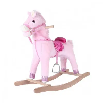 Selay Sallanan At 65 Cm Beyaz-Pembe