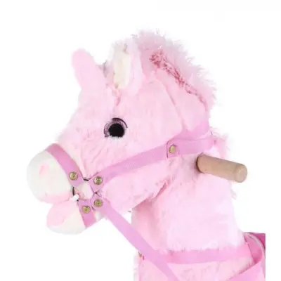 Selay Sallanan At 65 Cm Beyaz-Pembe - 2