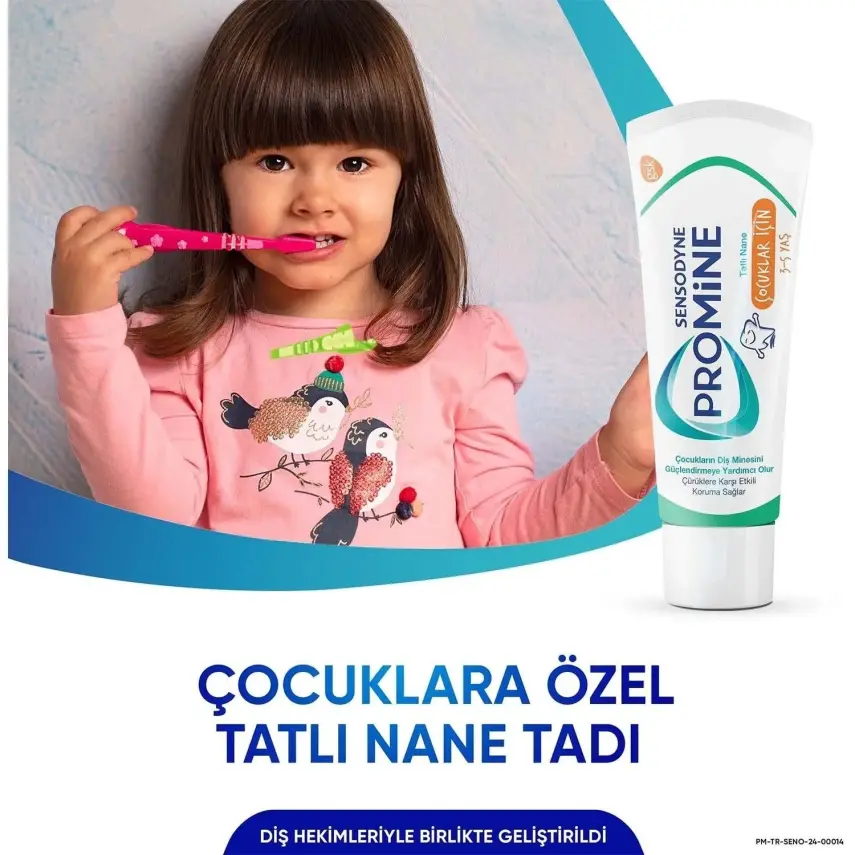 Sensodyne Promine Çocuklar İçin Diş Macunu 0-6 Yaş 50 ml - 7