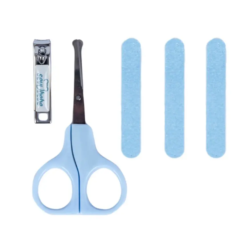 Sevi Bebe Bebek Tırnak Bakım Seti 3lü Mavi - 1