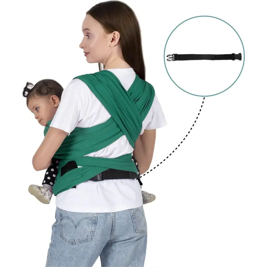 Sevi Bebe Bel Destekli Sling Turkuaz - 7