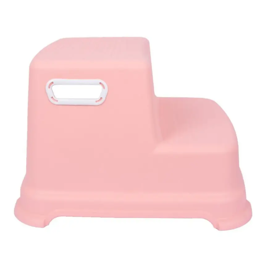 Sevi Bebe Çift Katlı Çocuk Basamağı Somon Pembe - 3