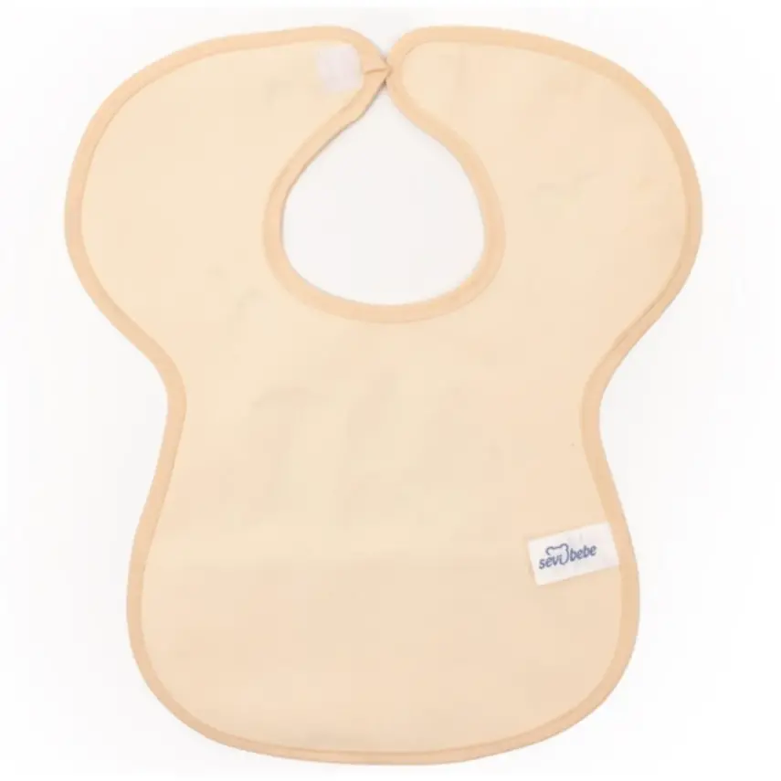 Sevi Bebe Cırtlı Muşamba Önlük Sincap - 5
