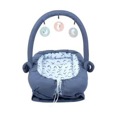 Sevi Bebe Çok Fonksiyonlu Anne Yanı Reflü Yatağı Çentik Desenli - 10