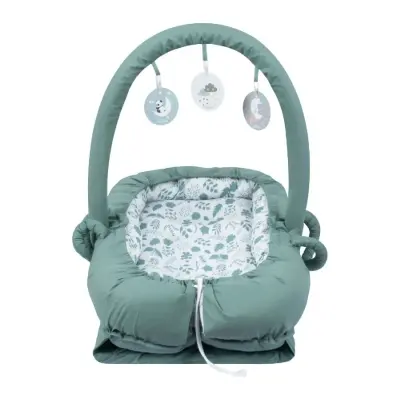 Sevi Bebe Çok Fonksiyonlu Anne Yanı Reflü Yatağı Yaprak Desenli - 10