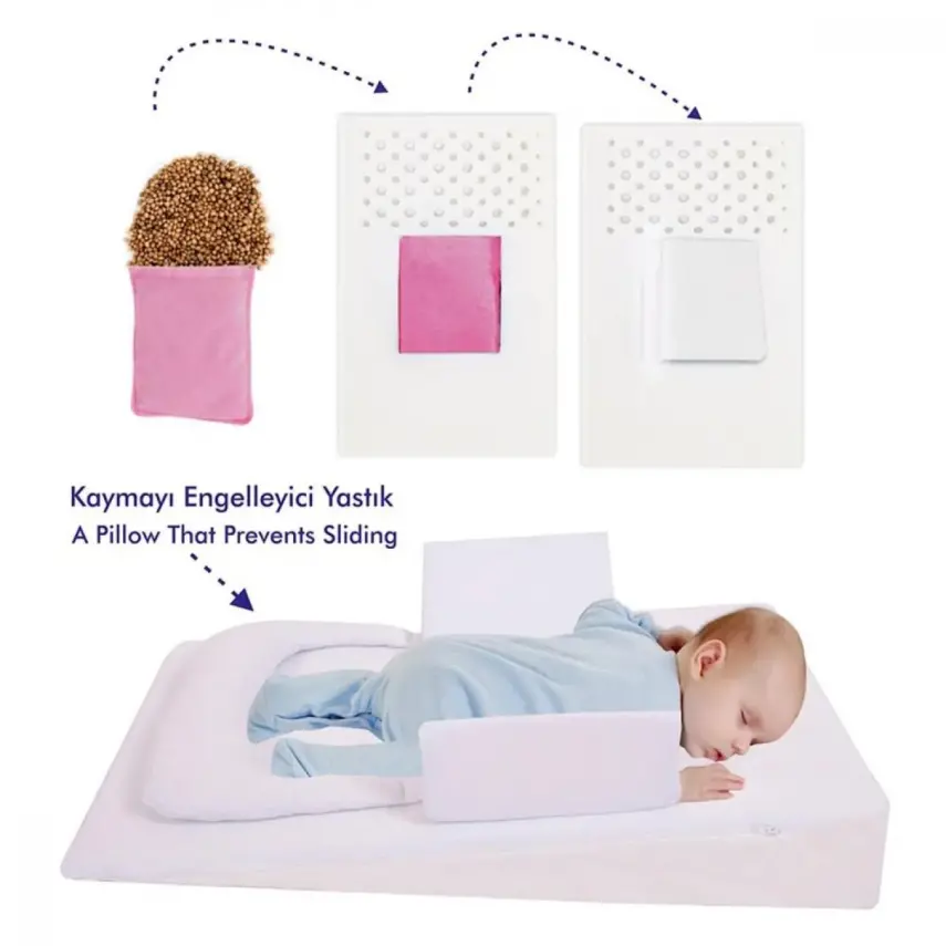 Sevi Bebe Çok Fonksiyonlu Yatış Yastığı Ekru - 4