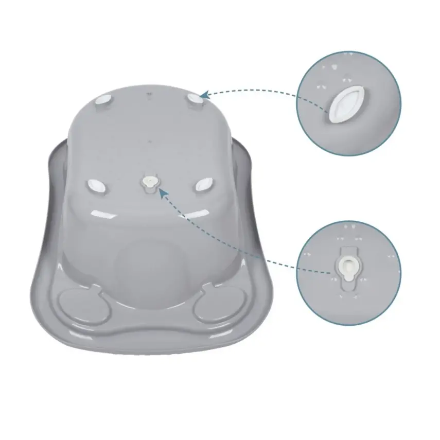 Sevi Bebe Giderli Bebek Banyo Küveti Gri - 3