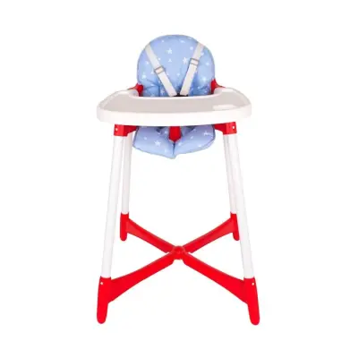 Sevi Bebe Mama Sandalyesi Minderi Mavi Yıldız - 2