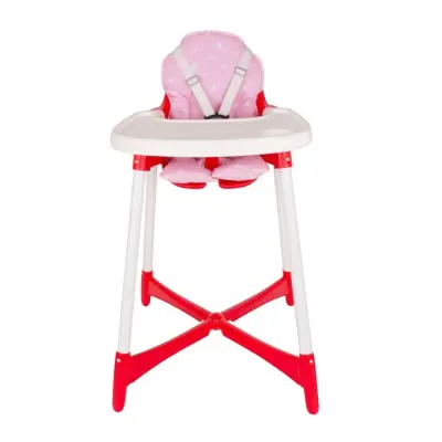 Sevi Bebe Mama Sandalyesi Minderi Pembe Yıldız - 4