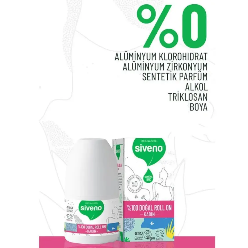 Siveno %100 Doğal Roll-On Kadınlar İçin 50 ml  - 7