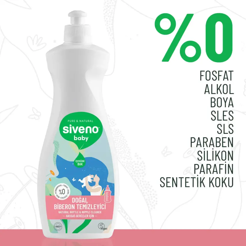 Siveno Doğal Biberon ve Emzik Temizleyici 500 ml - 7