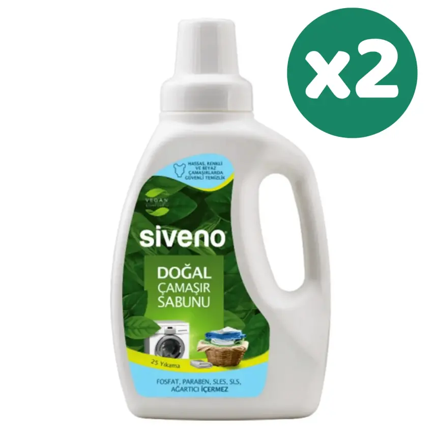 Siveno Doğal Çamaşır Sabunu 750 ml x2 - 2