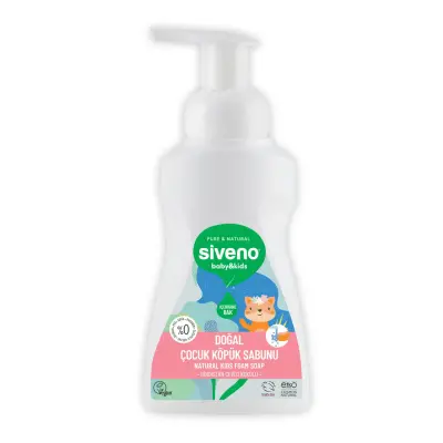 Siveno Kids %100 Zeytinyağlı Doğal Kids Köpük Sabun 250 ml  - 1
