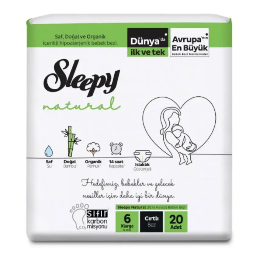 Sleepy Bebek Bezi 6 Beden XL 15-25 Kg 20li - 1