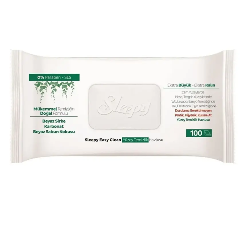 Sleepy Easy Clean Yüzey Temizlik Havlusu 100 Yaprak - 12
