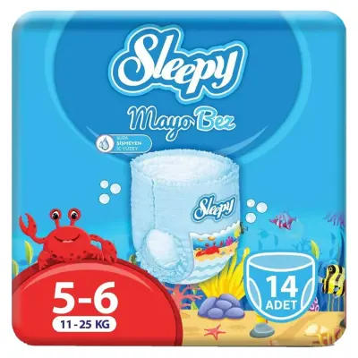 Sleepy Mayo Külot Bebek Bezi 6 Beden Large 11-25 kg 14lü 