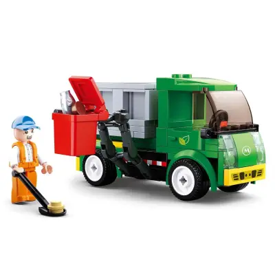 Sluban Town Çöp Kamyonu 118 Parça