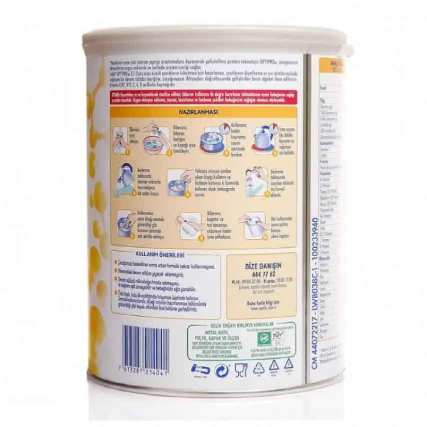 Sma OptiPro Probiyotik 3 Devam Sütü Maması 800 gr 1-3 Yaş - 6