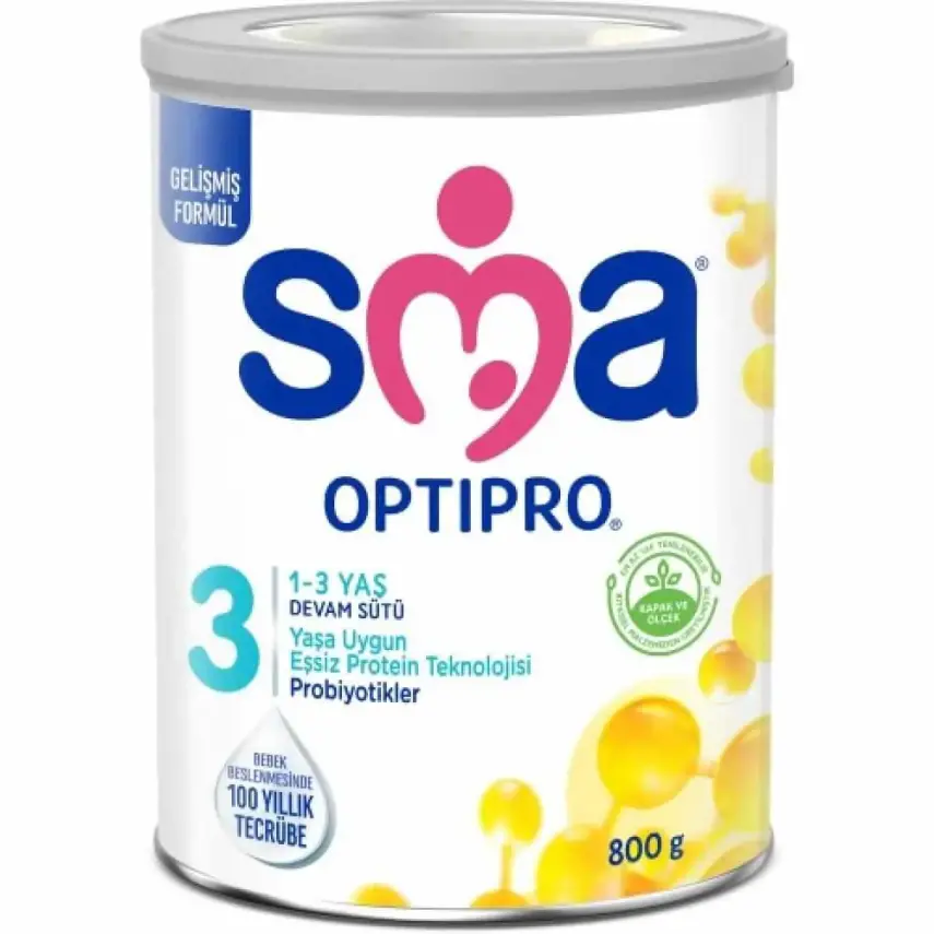 Sma OptiPro Probiyotik 3 Devam Sütü Maması 800 gr 1-3 Yaş - 1