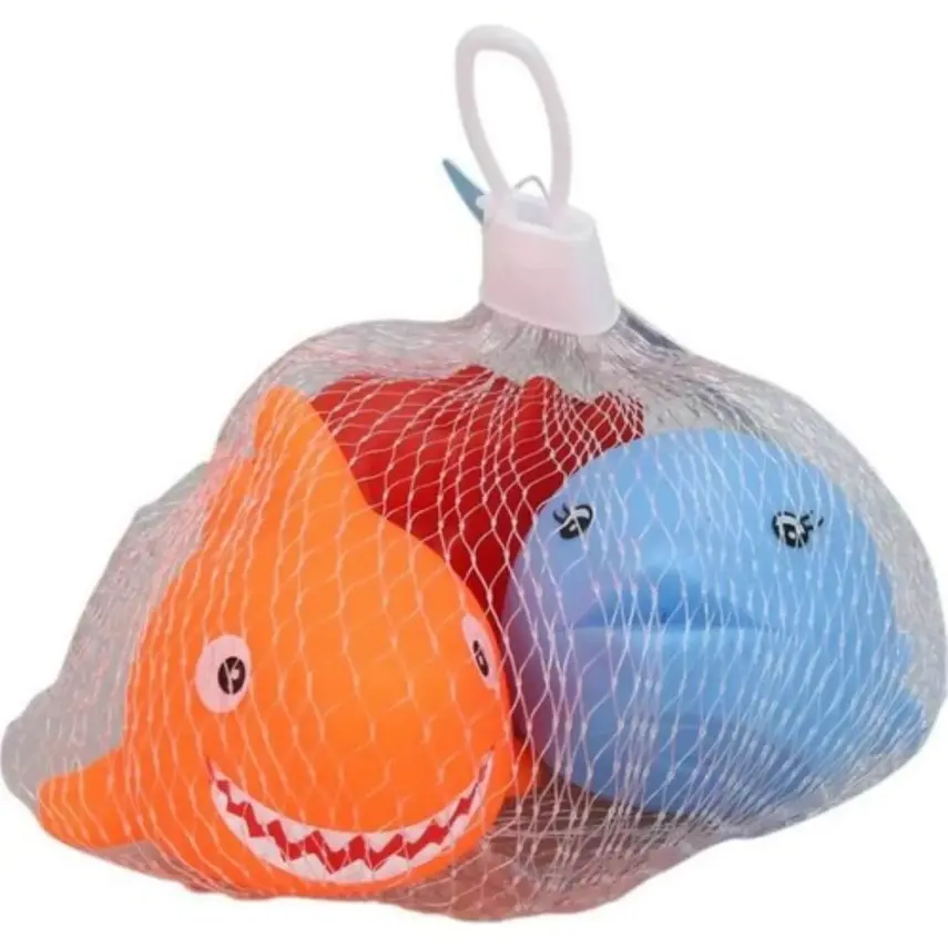 Sunman Banyo Oyuncağı Vinil Köpek Balığı-Yunus-Ahtapot 3lü - 2