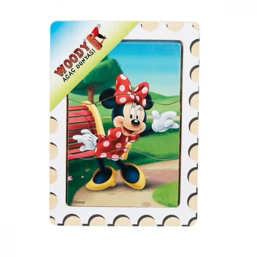 Sunman Tahta Puzzle Geçmeli Oyunlar 3 Parça - 1