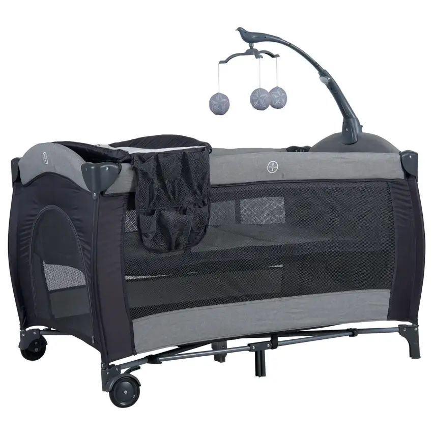 Sunny Baby 9160 Wonderland Müzikli Dönenceli Oyun Parkı 70X120 Cm Gri - 1