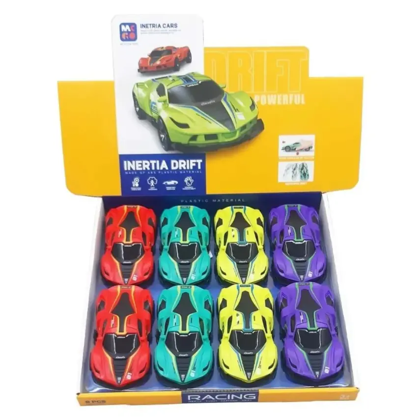 Sürtmeli Drift Yapan Renkli Araba - 1