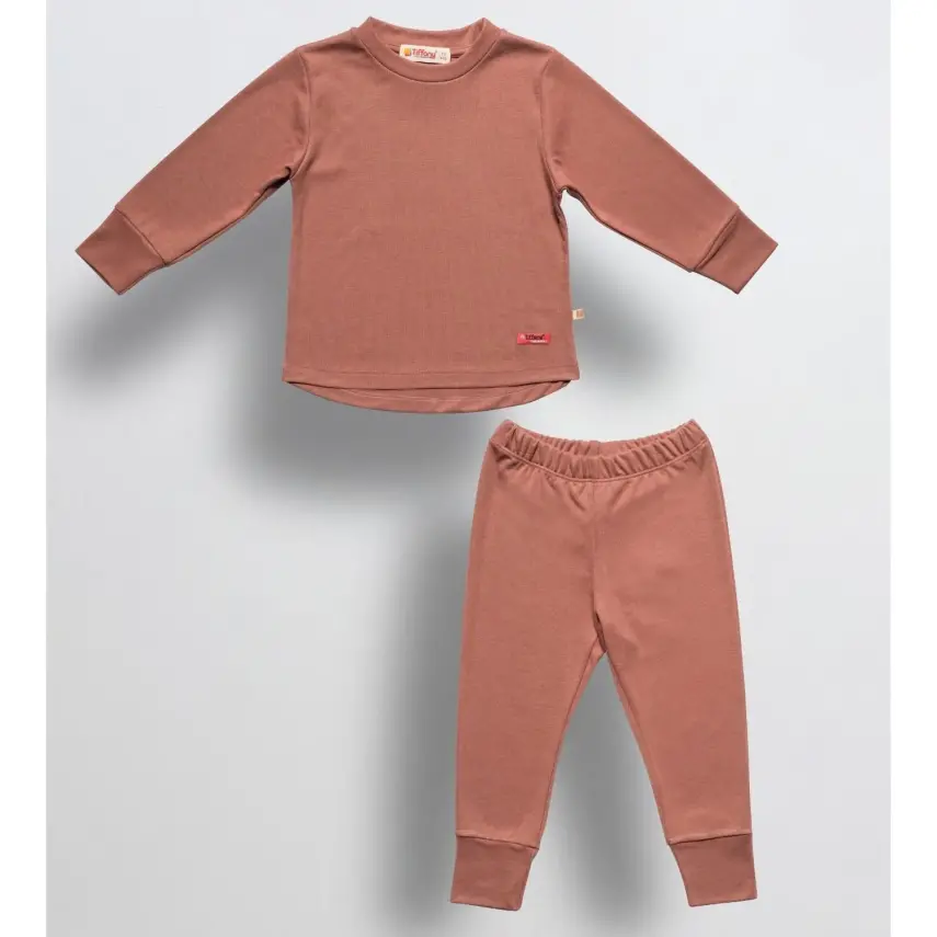 Tiffany Kız Termal Pijama Takımı Pembe - 1