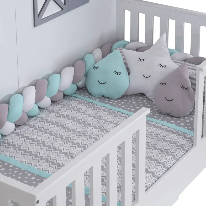 Tiffany Satürn Montessori Kenar Koruma Ve Örgü Seti Mint - 1