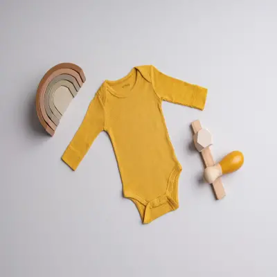 Tiffany Unisex Body Uzun Kol Ecofriends Theme Safran 