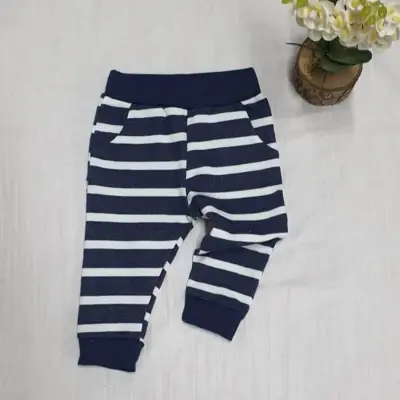 Tiffany Unisex Eşofman Altı Lacivert Çizgili